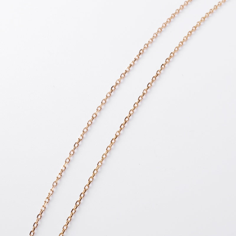 925 Silver 18K Gold Plated 5A Cube Zircon Teardrop-Shaped Necklace